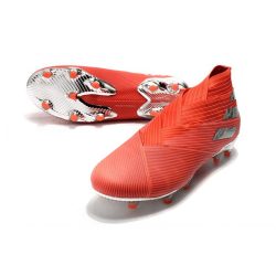 Adidas Nemeziz 19+ FG Rood Zilver_6.jpg